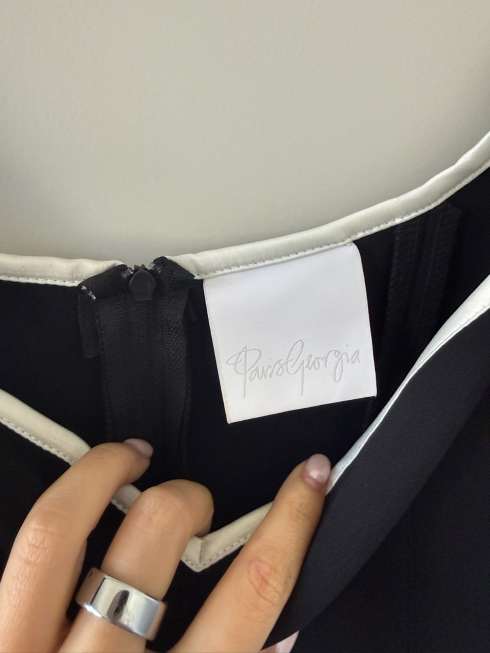 Paris Georgia Black Cami Singlet size Small - Picture 3 of 11